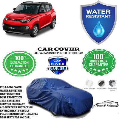 Tamanchi Autocare Car Cover For Mahindra KUV100 mFALCON D75 K6 5str(Blue)