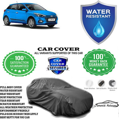 Tamanchi Autocare Car Cover For Hyundai Elite i20 Asta Option 1.4 CRDi(Grey)