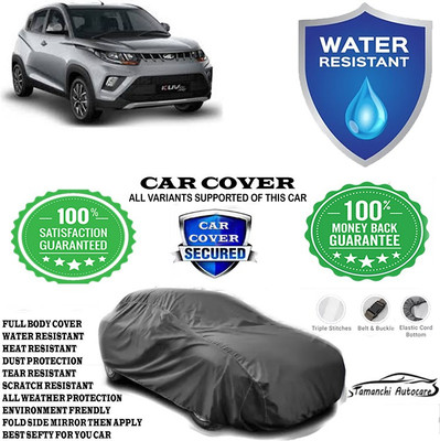 Tamanchi Autocare Car Cover For Mahindra KUV100 mFALCON G80 K6 Plus 5str(Grey)