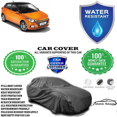 Tamanchi Autocare Car Cover For Hyundai Elite i20 Magna 1.4 CRDi(Grey)