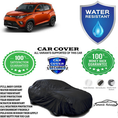 Tamanchi Autocare Car Cover For Mahindra KUV100 NXT D75 K6 Plus(Black)