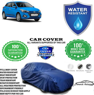 Tamanchi Autocare Car Cover For Hyundai Elite i20 Asta 1.4 CRDi(Blue)