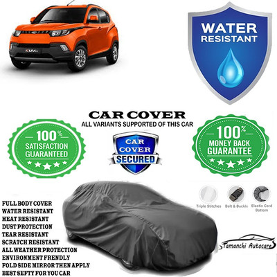 Tamanchi Autocare Car Cover For Mahindra KUV100 mFALCON G80 K8(Grey)