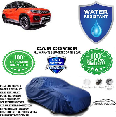 Tamanchi Autocare Car Cover For Maruti Suzuki Vitara Brezza ZXI AT Petrol(Blue)
