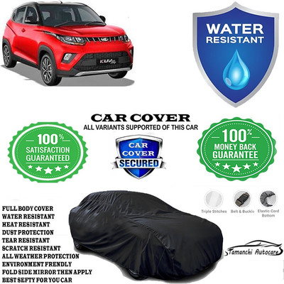 Tamanchi Autocare Car Cover For Mahindra KUV100 mFALCON G80 K6 Plus(Black)