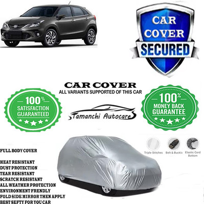 Tamanchi Autocare Car Cover For Toyota Glanza V Petrol(Silver)