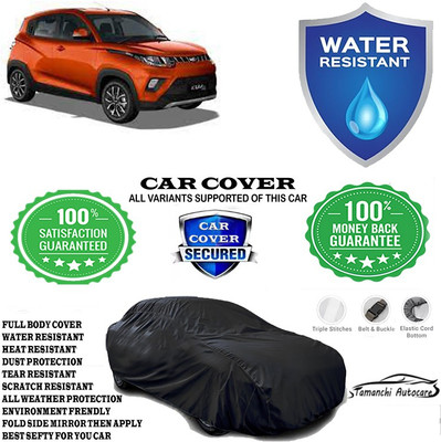 Tamanchi Autocare Car Cover For Mahindra KUV100 NXT D75 K2 Diesel(Black)