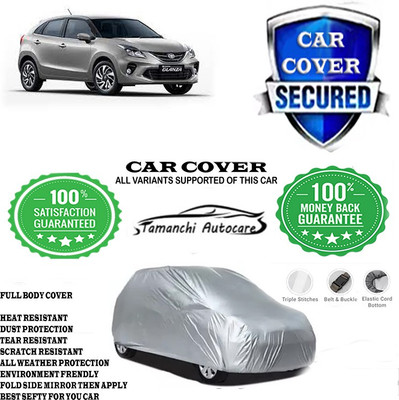 Tamanchi Autocare Car Cover For Toyota Glanza G(Silver)