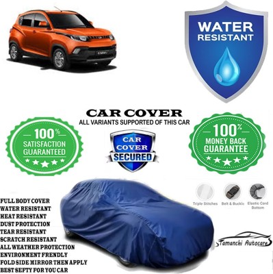 Tamanchi Autocare Car Cover For Mahindra KUV100 NXT G80 K2(Blue)