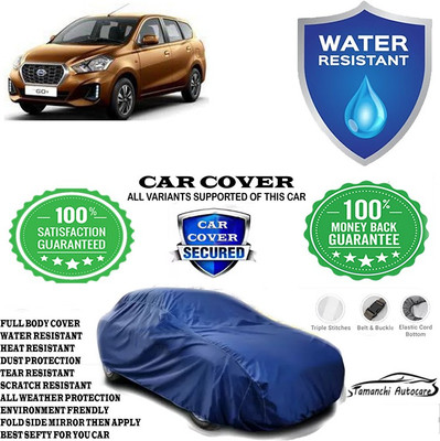 Tamanchi Autocare Car Cover For Datsun Go Plus T Option CVT Petrol(Blue)