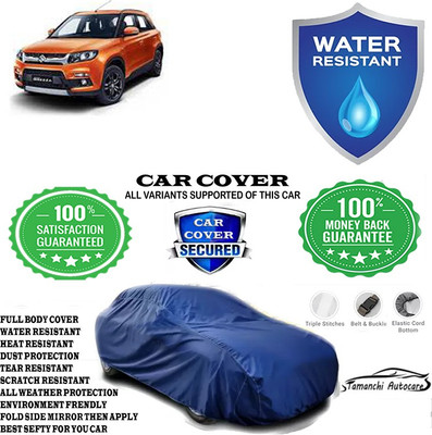 Tamanchi Autocare Car Cover For Maruti Suzuki Vitara Brezza ZDi(Blue)