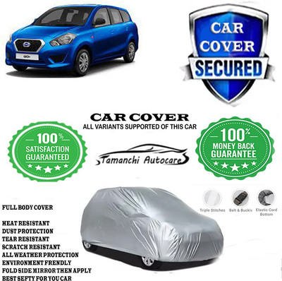Tamanchi Autocare Car Cover For Datsun GO Plus T(Silver)