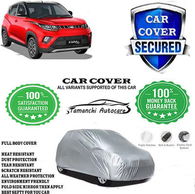 Tamanchi Autocare Car Cover For Mahindra KUV100 mFALCON G80 K6 Plus(Silver)