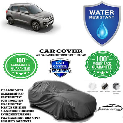 Tamanchi Autocare Car Cover For Maruti Suzuki Vitara Brezza ZDi Diesel(Grey)