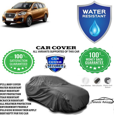 Tamanchi Autocare Car Cover For Datsun GO Plus A(Grey)