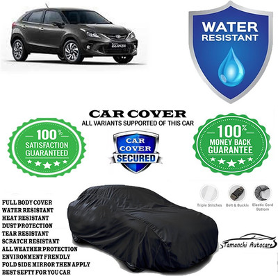 Tamanchi Autocare Car Cover For Toyota Glanza G CVT(Black)
