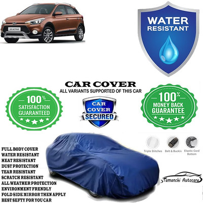 Tamanchi Autocare Car Cover For Hyundai i20 Active 1.4 SX with AVN(Blue)