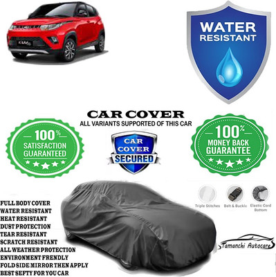 Tamanchi Autocare Car Cover For Mahindra KUV100 NXT D75 K8(Grey)