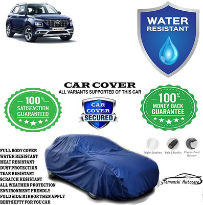 Tamanchi Autocare Car Cover For Hyundai Venue SX Plus Turbo DCT Petrol(Blue)