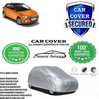 Tamanchi Autocare Car Cover For Hyundai Elite i20 Asta Option Petrol(Silver)