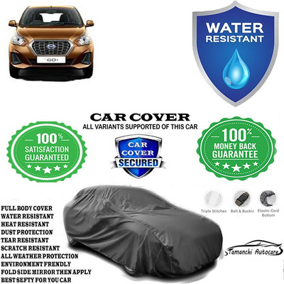 Tamanchi Autocare Car Cover For Datsun Go Plus T Option VDC Petrol(Grey)