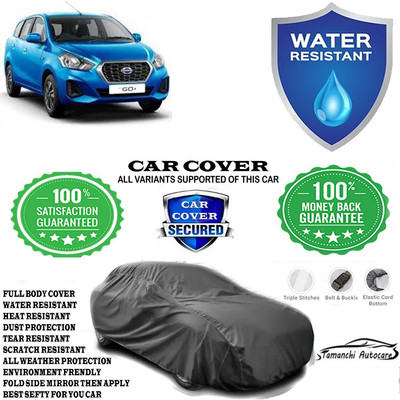 Tamanchi Autocare Car Cover For Datsun Go Plus A Option Petrol(Grey)