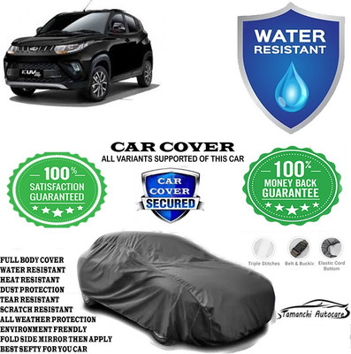 Tamanchi Autocare Car Cover For Mahindra KUV100 mFALCON G80 K6(Grey)