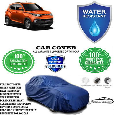 Tamanchi Autocare Car Cover For Mahindra KUV100 NXT D75 K4 Plus 5Str Diesel(Blue)