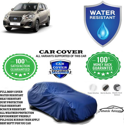 Tamanchi Autocare Car Cover For Datsun Go Plus A Petrol(Blue)