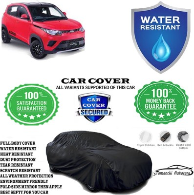 Tamanchi Autocare Car Cover For Mahindra KUV100 NXT G80 K8 5Str(Black)