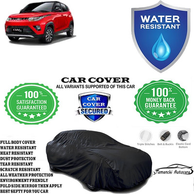 Tamanchi Autocare Car Cover For Mahindra KUV100 NXT D75 K8(Black)