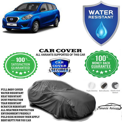 Tamanchi Autocare Car Cover For Datsun GO Plus T(Grey)