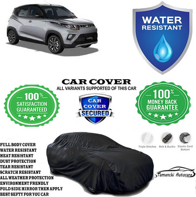 Tamanchi Autocare Car Cover For Mahindra KUV100 NXT D75 K6 Plus Diesel(Black)