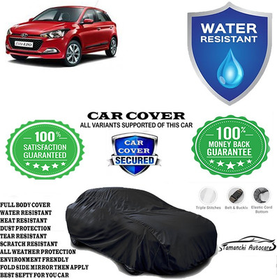 Tamanchi Autocare Car Cover For Hyundai Elite i20 Magna Plus Petrol(Black)