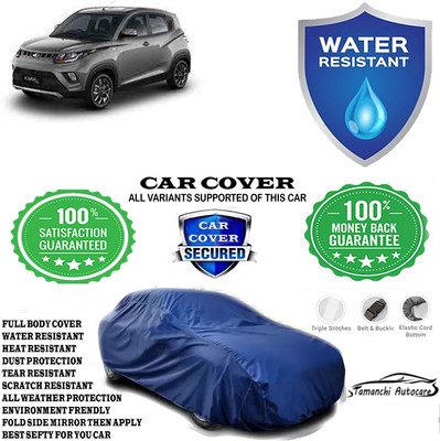 Tamanchi Autocare Car Cover For Mahindra KUV100 mFALCON D75 K4 5str(Blue)