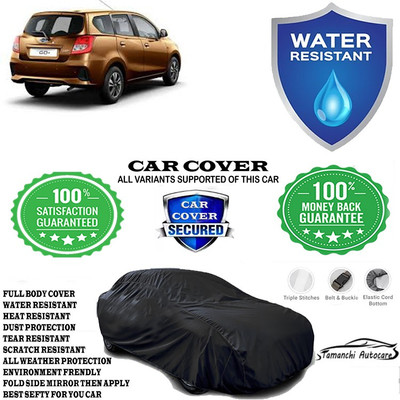 Tamanchi Autocare Car Cover For Datsun Go Plus T VDC Petrol(Black)