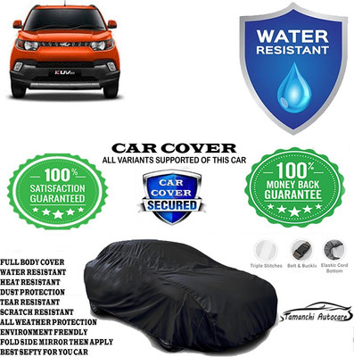 Tamanchi Autocare Car Cover For Mahindra KUV100 mFALCON D75 K8 5str(Black)