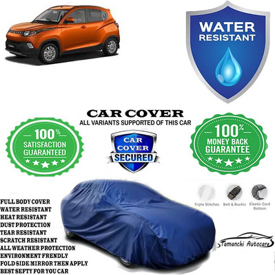 Tamanchi Autocare Car Cover For Mahindra KUV100 mFALCON D75 K6(Blue)