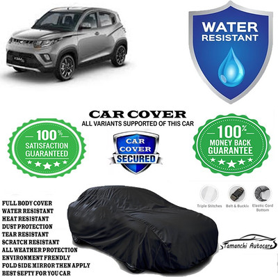 Tamanchi Autocare Car Cover For Mahindra KUV100 NXT D75 K4 Plus(Black)