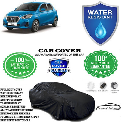 Tamanchi Autocare Car Cover For Datsun Go Plus T CVT Petrol(Black)