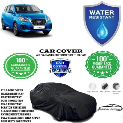 Tamanchi Autocare Car Cover For Datsun Go Plus A Option Petrol(Black)