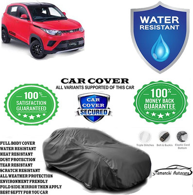 Tamanchi Autocare Car Cover For Mahindra KUV100 NXT G80 K8 5Str(Grey)
