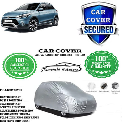 Tamanchi Autocare Car Cover For Hyundai i20 Active SX Petrol(Silver)
