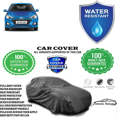 Tamanchi Autocare Car Cover For Hyundai Elite i20 Sportz 1.2(Grey)