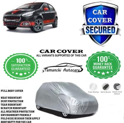 Tamanchi Autocare Car Cover For Fiat Punto Evo(Silver)