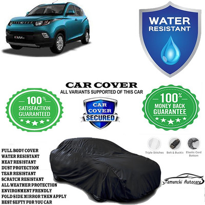 Tamanchi Autocare Car Cover For Mahindra KUV100 NXT G80 K8 Petrol(Black)