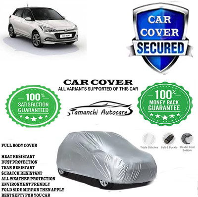 Tamanchi Autocare Car Cover For Hyundai Elite i20 Sportz Plus CVT Petrol(Silver)