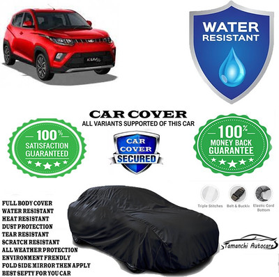 Tamanchi Autocare Car Cover For Mahindra KUV100 NXT D75 K4 Plus 5Str(Black)