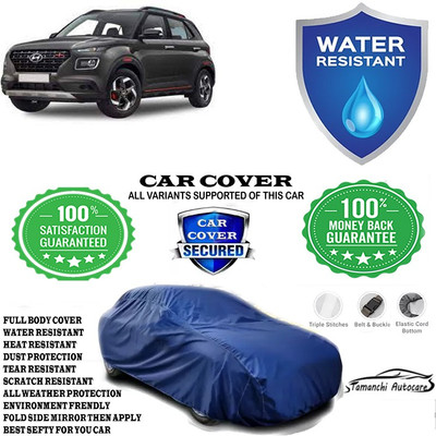 Tamanchi Autocare Car Cover For Hyundai Venue SX Dual Tone Turbo Petrol(Blue)