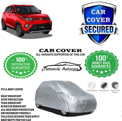 Tamanchi Autocare Car Cover For Mahindra KUV100 mFALCON G80 K4 Plus 5str(Silver)